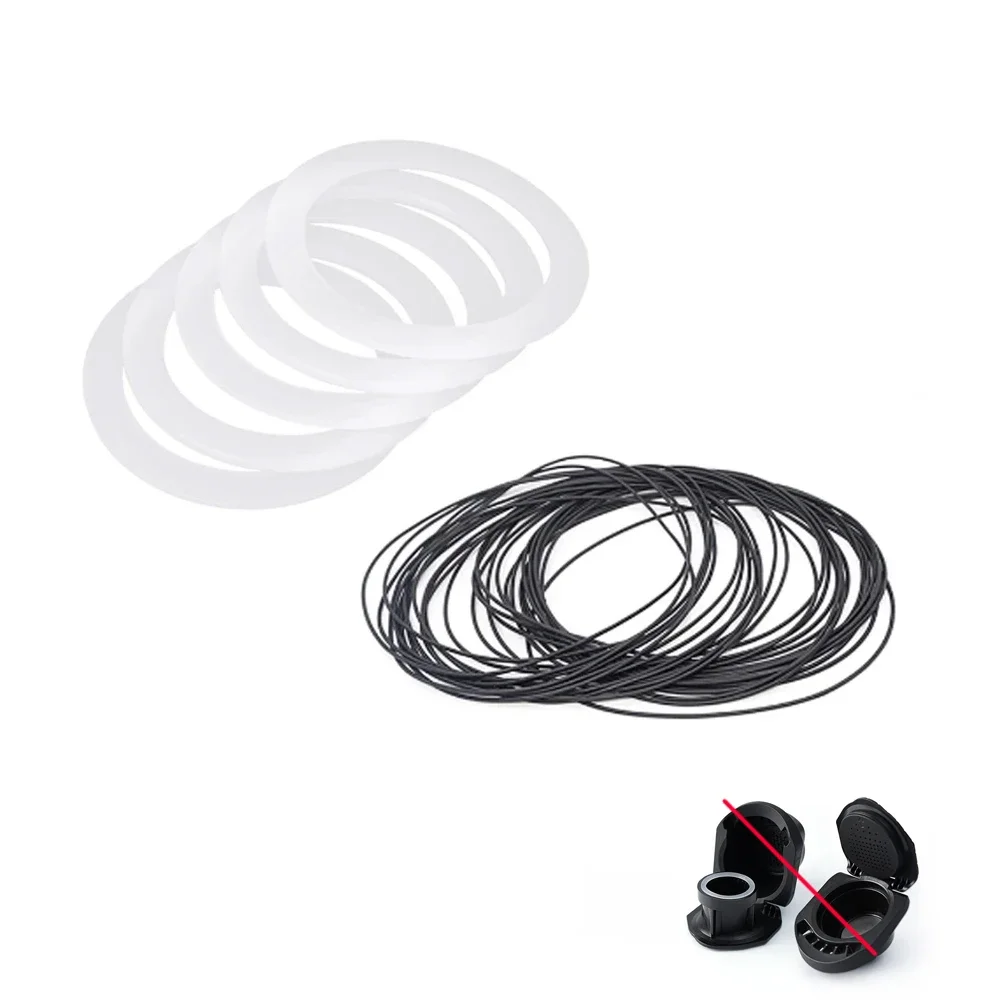 Joints toriques en caoutchouc de Silicone, joints de remplacement, pièces d'étanchéité pour adaptateur de café Dolce Gusto, accessoire de café, 10 pièces/ensemble