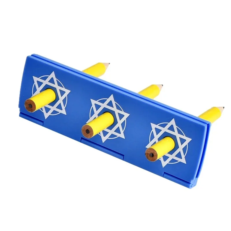 Pièces de monnaie à pénétration crayon, tours de magie, jouets pour enfants, gros plan, accessoires magiques amusants, faciles à faire