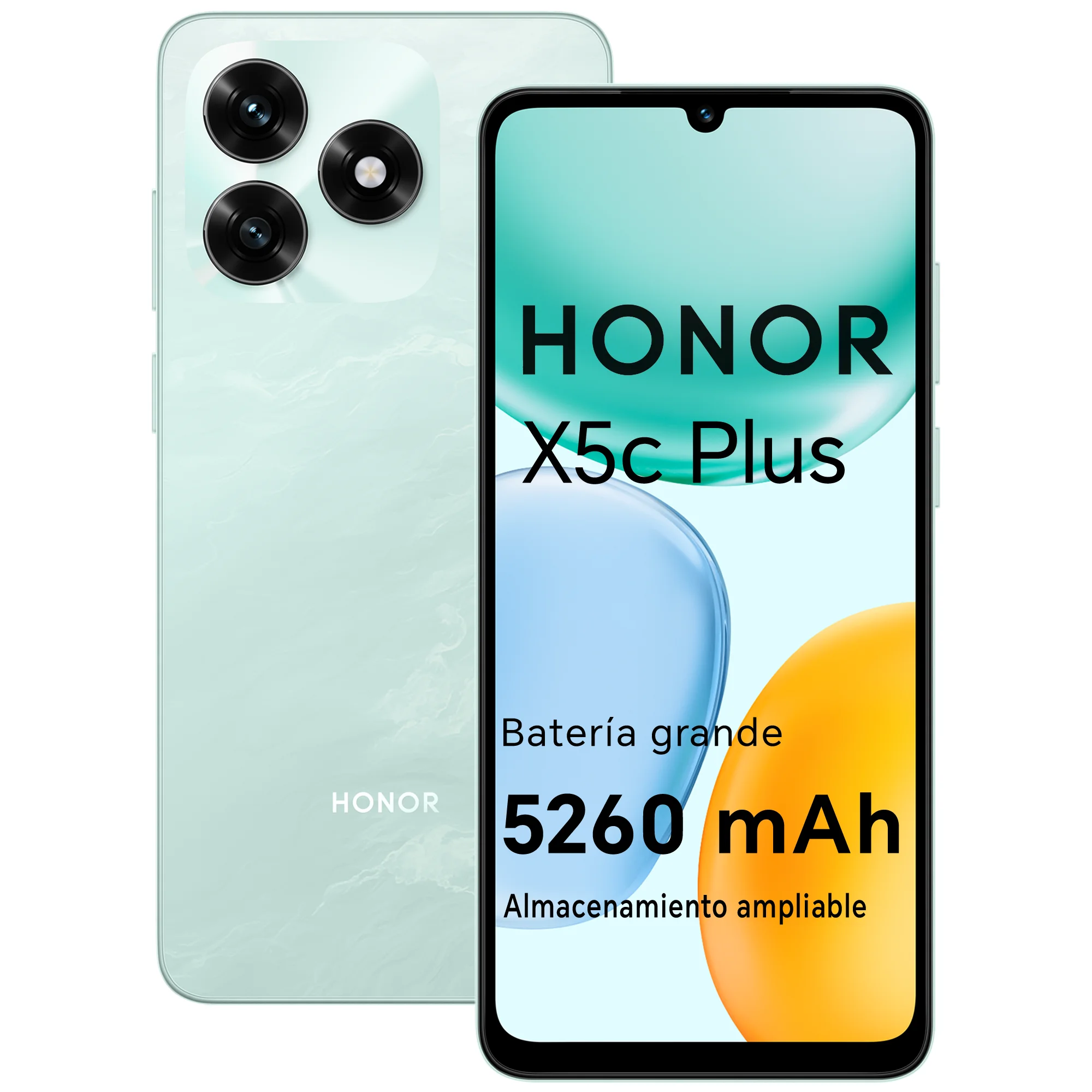 HONOR X5c Plus, Smartphone 4G, Double SIM, Écran lumineux et dynamique de 6,74 pouces 90 Hz, Batterie longue durée de 5260 mAh, Appareil photo ultra-clair de 50 MP, Android 15