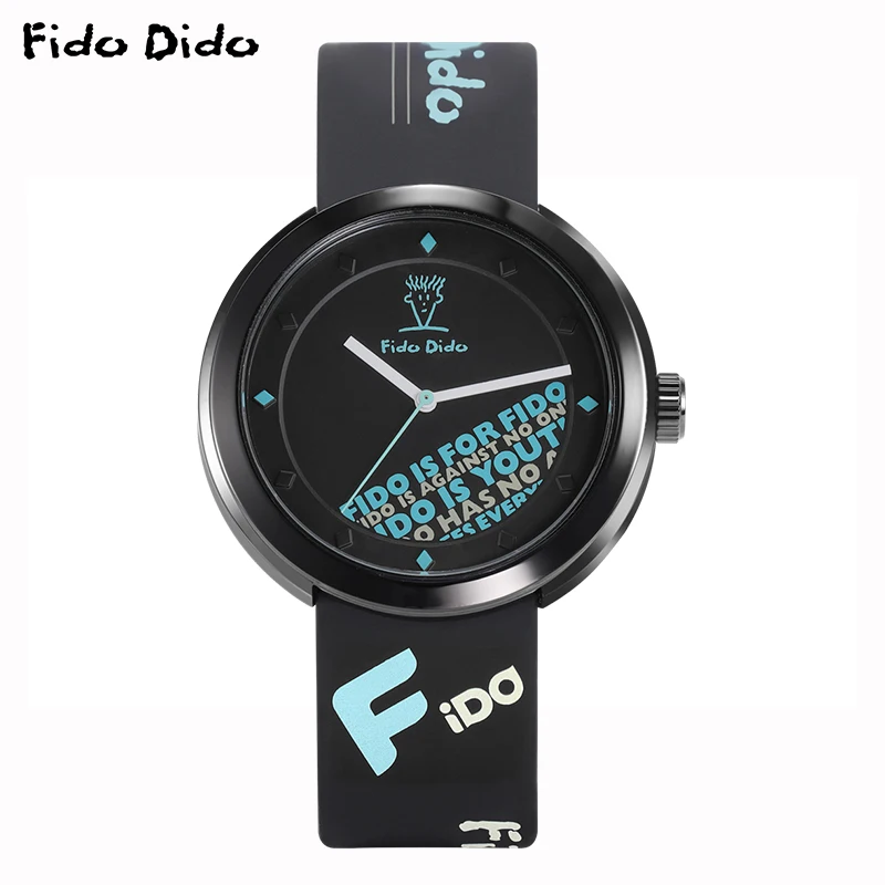 FIDO DIDO Atmospheric Simple Casual Quartz Watch, Couple Watches, Student College Style Creative Dial Design Watch FD2307-947