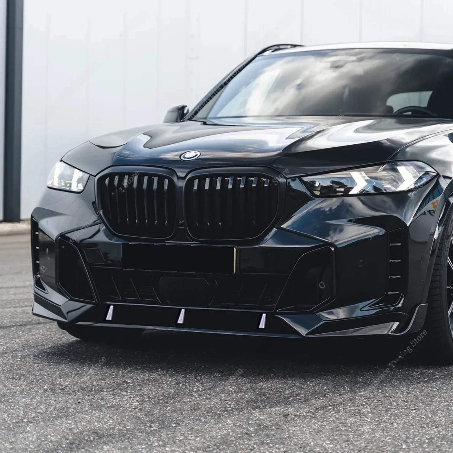 Voor BMW X5 G05 Lci Concurrentie Stijl Voorbumper Splitter Lip Spoiler Diffuser X5 40i 40d 50e M60i M Sport 2023-2025 Bodykits - afbeelding 2