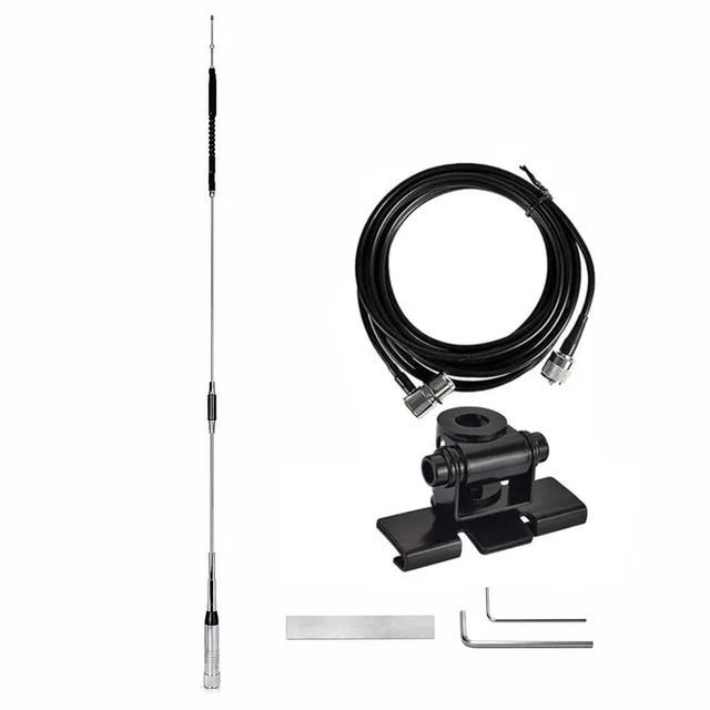Antena czterozakresowa HF VHF UHF do radiotelefonów TYT z złączem PL259, antena do komunikacji radiowej