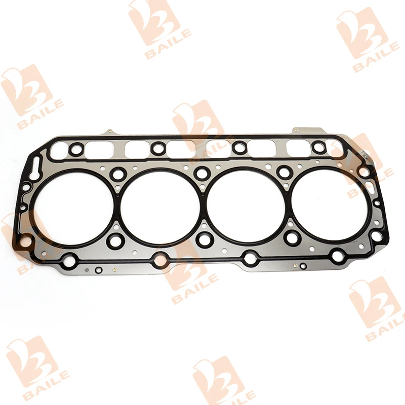 For Yanmar 4TNE106 Full Gasket Set Kit Engine Parts  With Cylinder Head Gasket