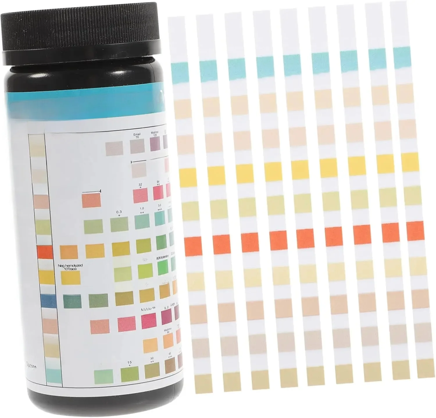 100 stks Urine Routine Teststrips Ph Teststrips Testkit Medische Keton Teststrips Eiwit Teststrips Ph Teststrips - afbeelding 2