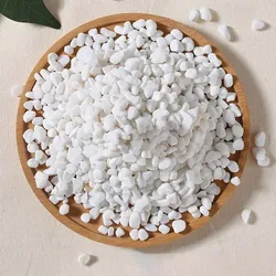 200g Natural River Rocks for Garden Landscaping White Pebbles Decorative Stones for Plants-Succulent & Cacti Potting 7-18MM
