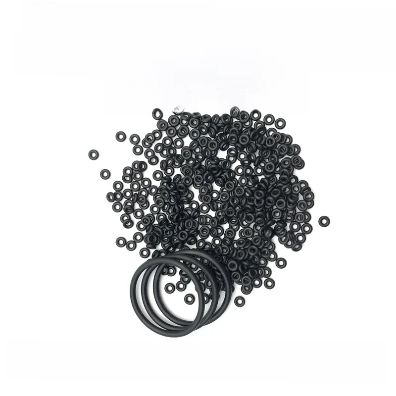 Joint torique noir CS 1.2mm ID1.2mm ~ 26mm NBR, caoutchouc Nitrile pour Automobile, rond de Type O, résistant à la Corrosion et à l'huile, 50 pièces