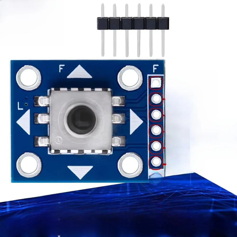 EGBO – Joystick 5D et Module de bouton de Navigation à 5 voies avec interrupteur mécanique pour Arduino/STM32, pièces de robotique/contrôleur de jeu à monter soi-même