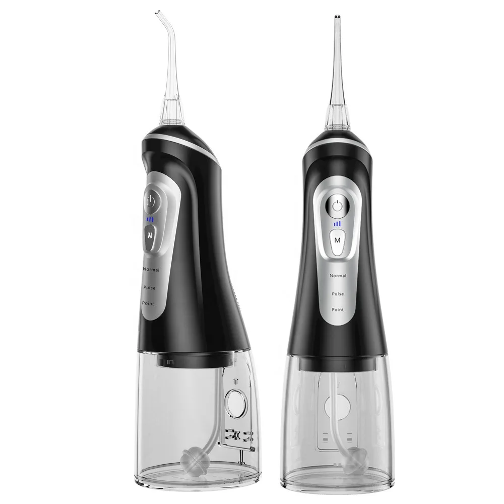 Dental Oral Irrigator Water flossera hand Teeth push Mouth cleaning Machine 4 Nozzels 9 Modes USB Rechargeable IPX7 Waterproof