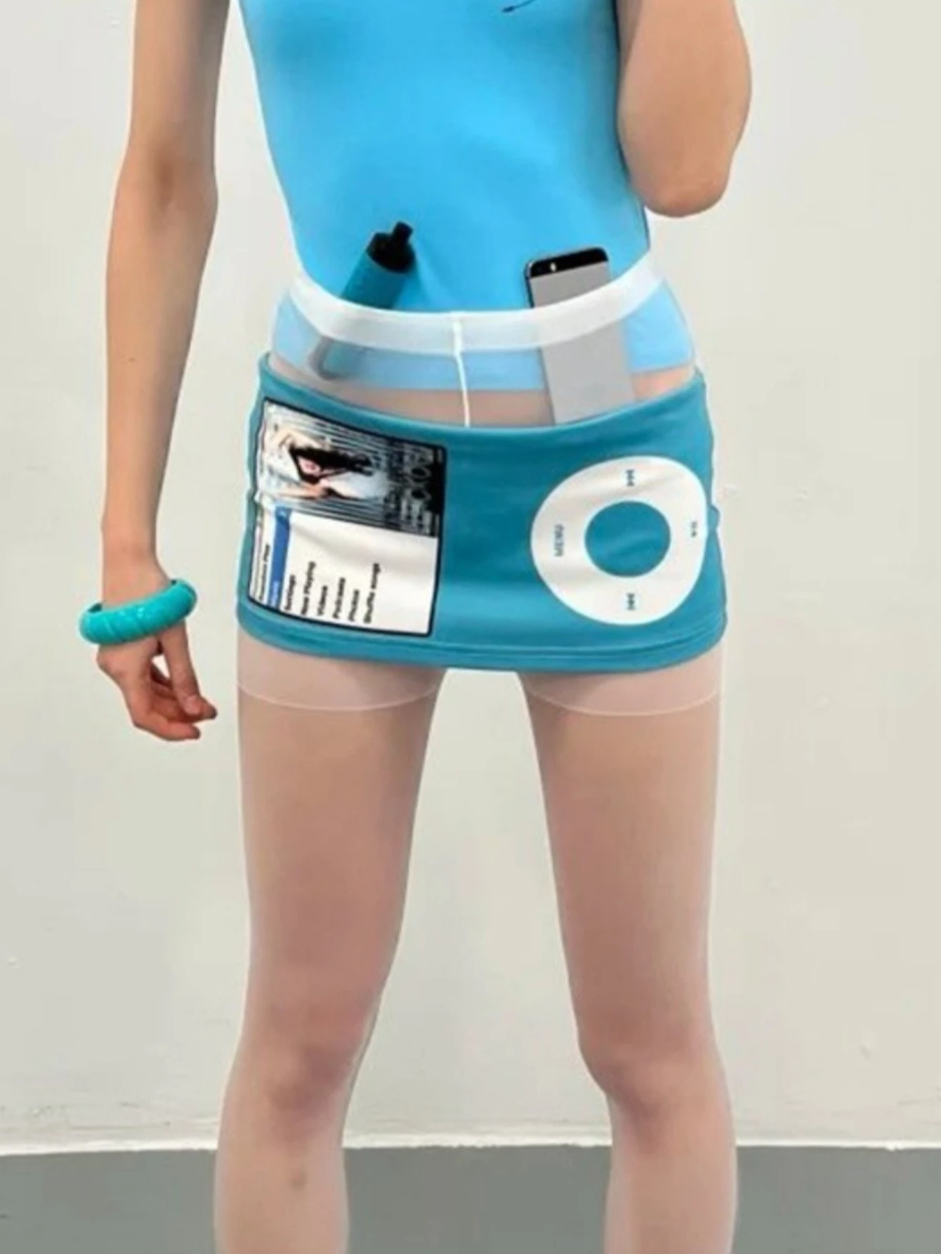Damen Y2K Sommer Streetwear Lolita Kawaii Grafikdruck Mini Kurzer Rock mit niedriger Taille A-Linie 2000er Vintage Bodycon Kurzrock Kleidung – Detail 3