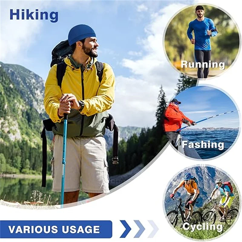 Letnie chłodzące czapki z czaszkami Wkładka do kasku Anti-UV Odporna na pot Odprowadzanie potu Jazda na rowerze Bieganie Motocykl i jazda pod twardą wkładką