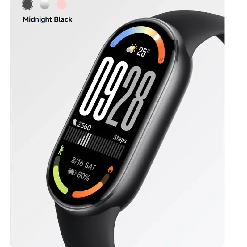 Globale Version Xiaomi Smart Band 10 mit über 150 Sportmodi, Schlafüberwachung, 1,72 Zoll AMOLED-Display, 21 Tage Akkulaufzeit, Mi Sport-Armband