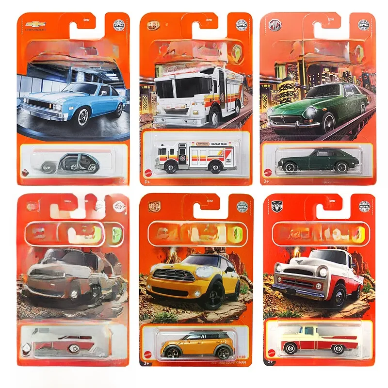 Boîte d'allumettes originale City Hero, modèle de voiture en métal moulé sous pression 1/64 Benz Bentley Toyota Mclaren Mini Cooper Voiture, jouets pour enfants, cadeau pour garçons