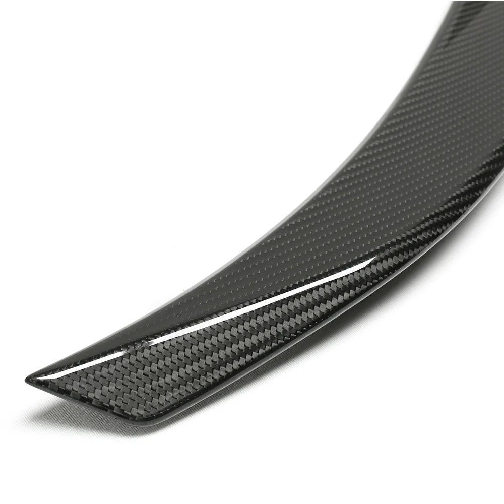 نمط المنافسة M3 لسيارات BMW 2021 + M3 G80 M4 G82 سلسلة 3 4 G20 G22 أجنحة سبويلر خلفية من ألياف الكربون الجافة الحقيقية