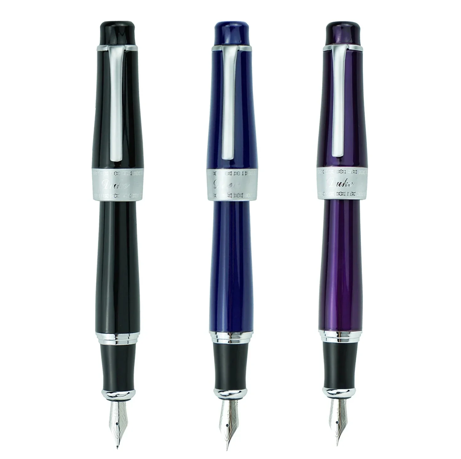 Edycja limitowana Duke 2009 pióro wieczne charlie-chaplin Big Size unikalny styl Medium / Bent stalówka ciężki biznes prezent biurowy — zdjęcie produktu 7
