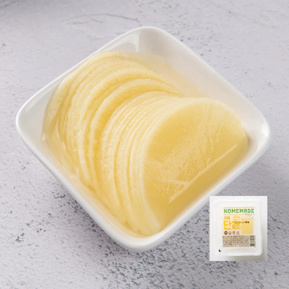 으뜸 핸드메이드 슬라이스 단무지100g x 8팩