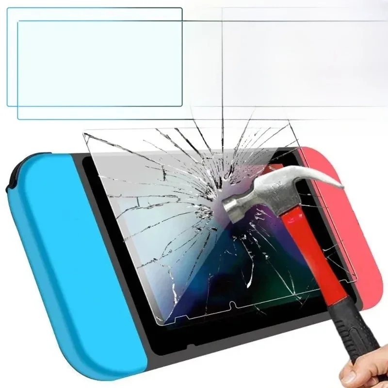 Protecteur d'écran pour Nintendo Switch Lite/Switch Oled, Film de protection transparent anti-rayures HD, 2/1 pièces