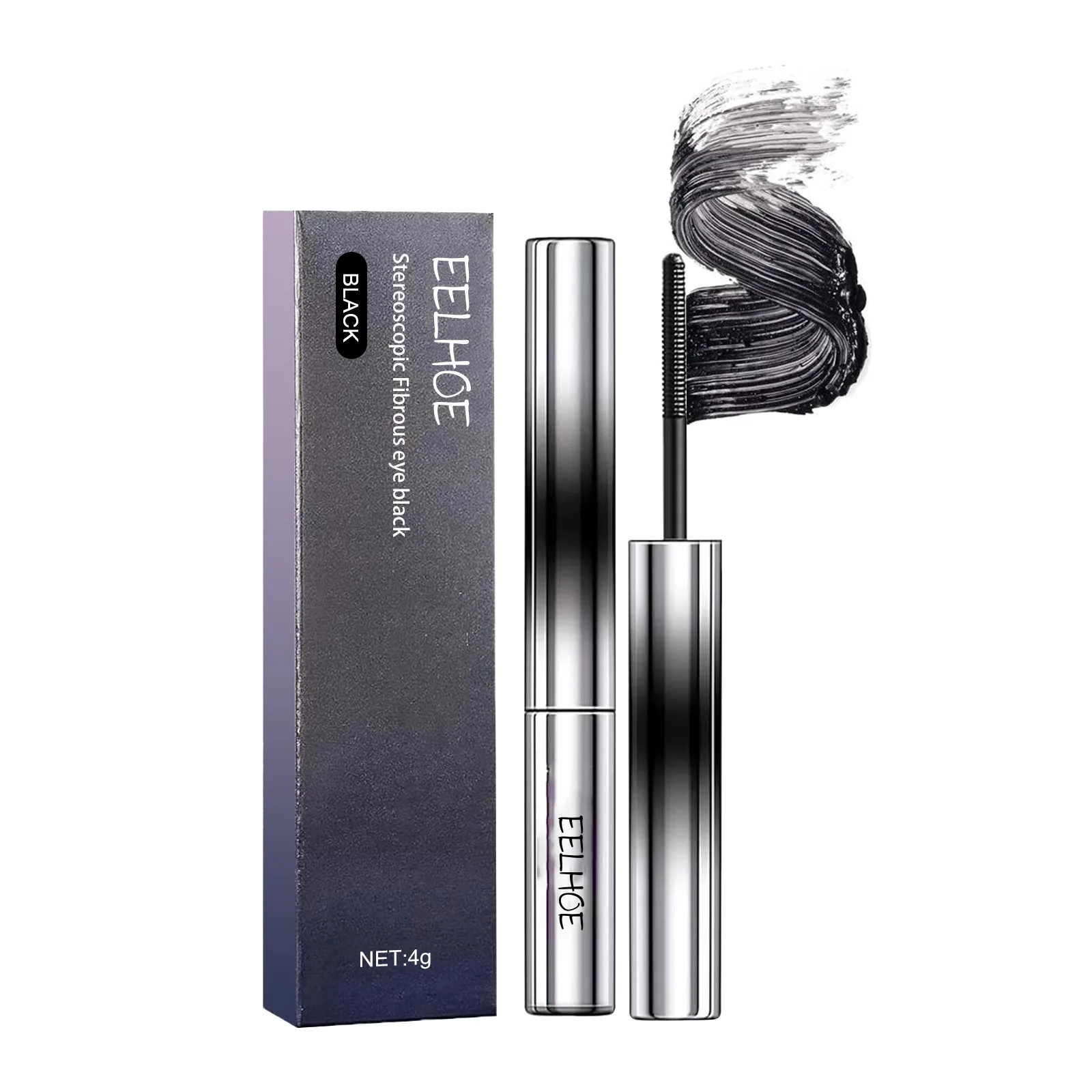 Curling Mascara Verlenging Duurzame Styling Wimper Extensie Natuurlijke Volume Verdikking Wimpers Zijde Vezel Waterdichte Make-Up 4G