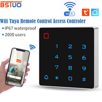 Tuya APP Door Access Control System Kit 2.4G Wifi Remote Control Waterproof Smart Door Lock Standalone Keypad RFID Card