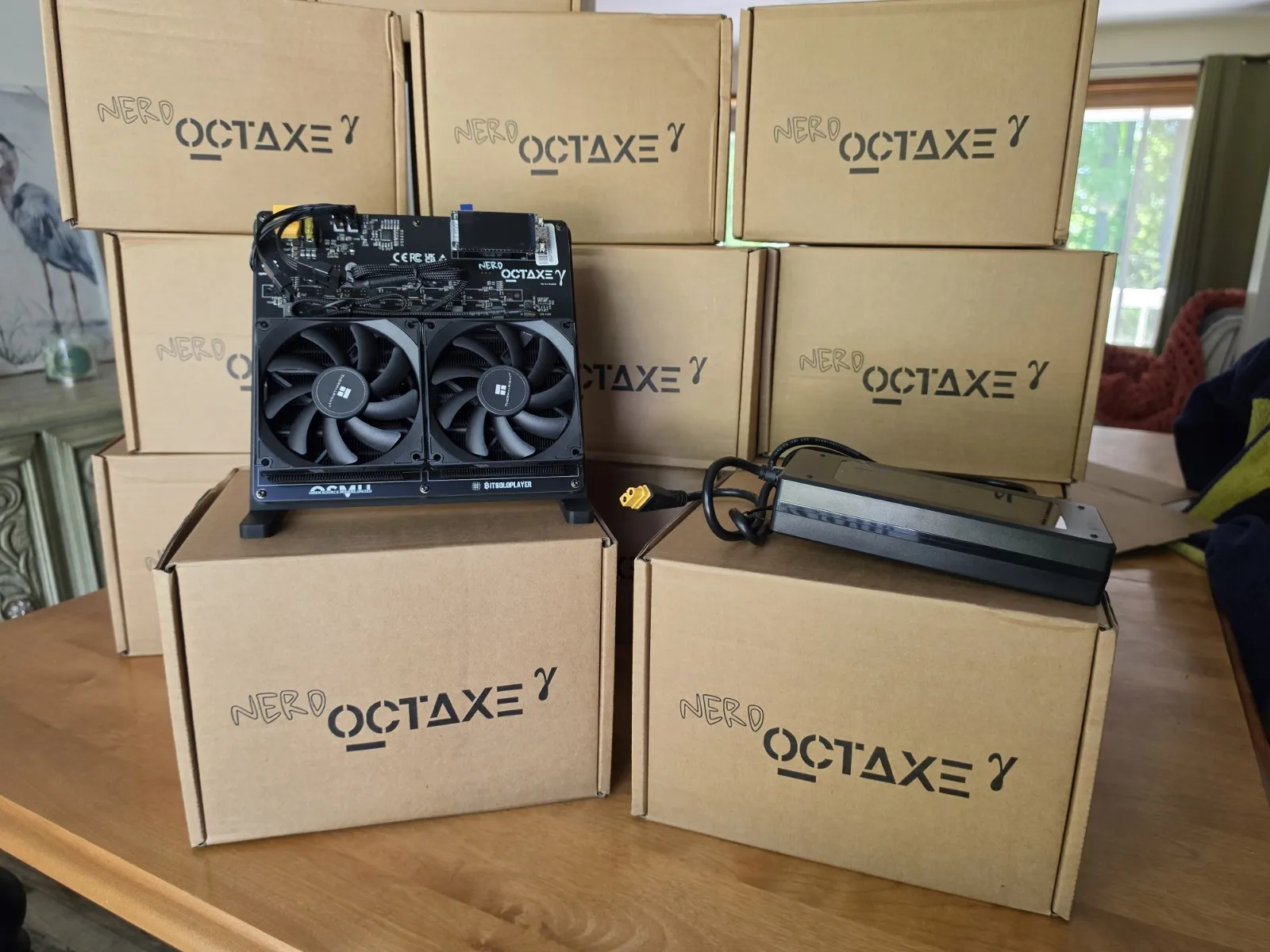 WINNER NerdOctaxe NEW Us Stock Rev3.1 12th Edition Bitcoin Miner Crypto Mining