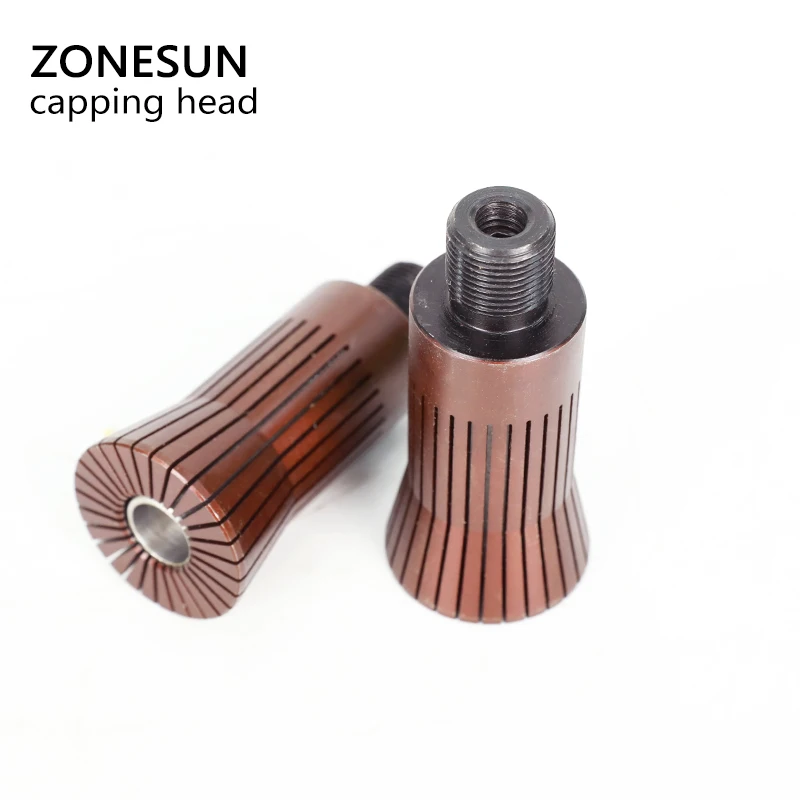 ZONESUN capping head for perfume cap crimping machine capper metal cap press machine capping machine