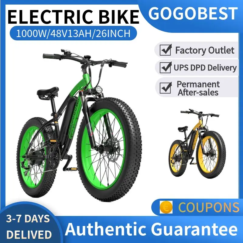 UPS DELIVERY GF600 1000W Electric Bike 26