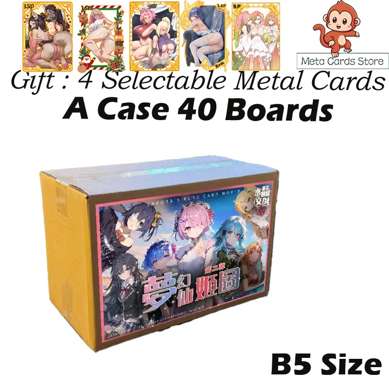 Wholesale Goddess Story B5 Size Collection Card Anime Game Doujin Booster Box Kids Toy Birthday Gifts