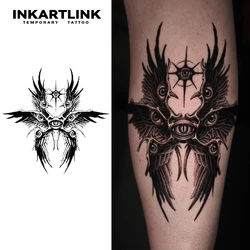 INKARTLINK Wing temporary tattoo sticker, waterproof magic tattoo, lasts to 15 days fake tattoo, semi permanent tattoo