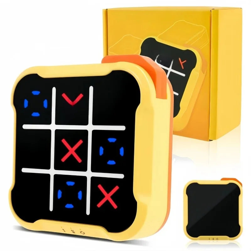 3 w 1 Tic Tac Toe Gra planszowa Dzieci Zabawka elektroniczna Prezenty Krzyże Gra Trening pamięci Przenośne gry podróżne dla dzieci dorosłych — zdjęcie 2