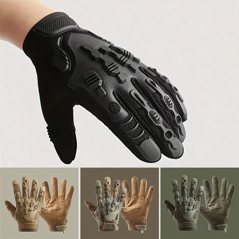 AliExpress Men Full Finger Hunting Tactical Gloves Breathable non-slip Gloves Sports Cycling Hiking fishing