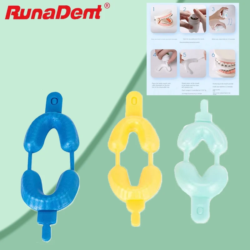 

Стоматологический одноразовый лоток Фторидная пена Оттискные лотки Стоматологический инструмент Материалы для стоматолога Большой Средний Маленький