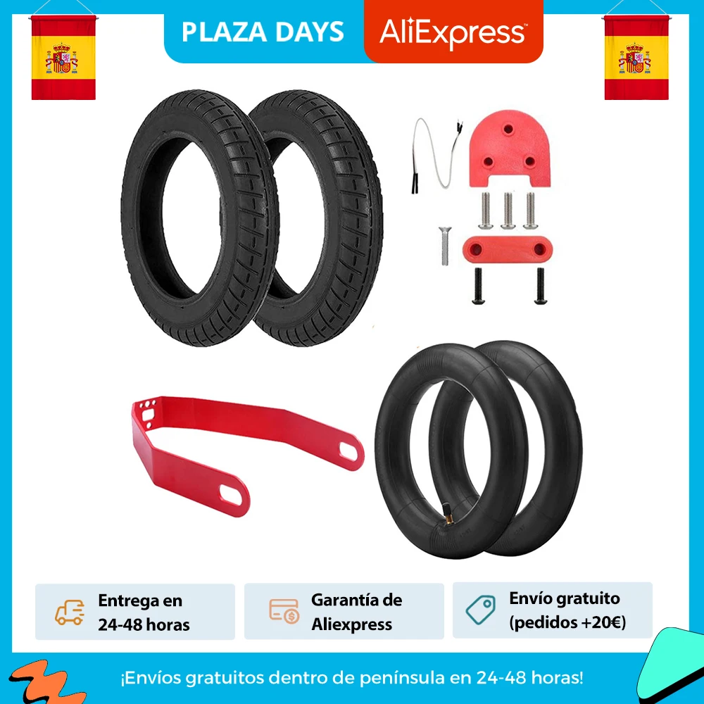 Xiaomi 10 inch wheels Kit + Fender bracket | Xiaomi M365 PRO PRO2 Essential Xiaomi Mi 3 Lite Cecotec Series A