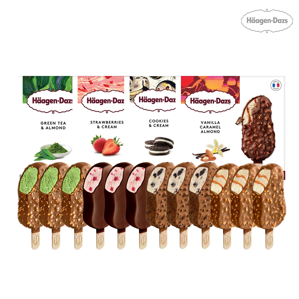 Hagen Dazs Ice Cream Multi Bar (3 pieces) x 3 pieces set