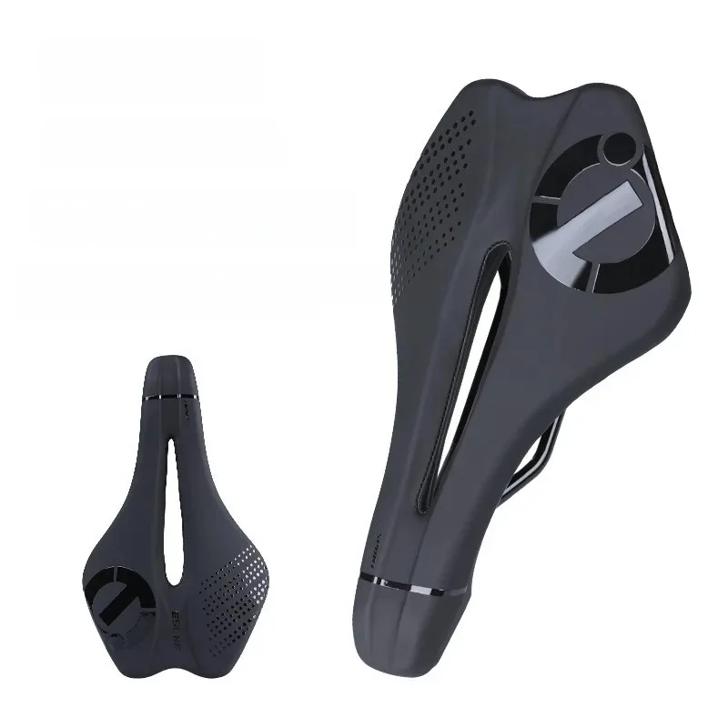 AliExpress ESLNF Bicycle Saddle Hollow Breathabl Shockproof Cycling Seat PU Non-Slip Leather Cushion UrltraLight MTB Road Bike  Saddle