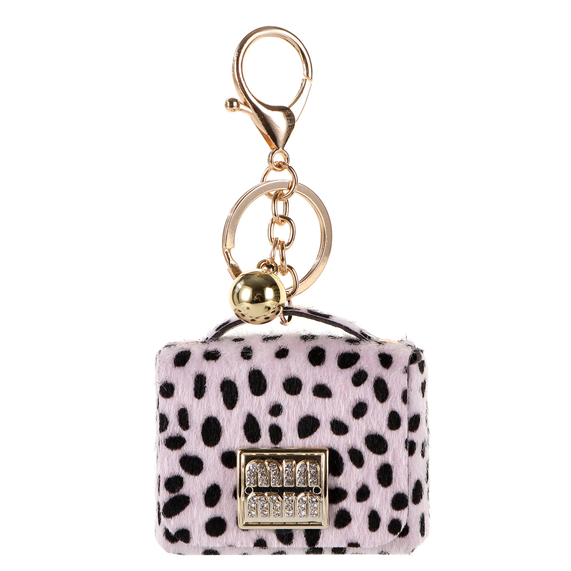 Leopard print mini bag keychain bag accessories