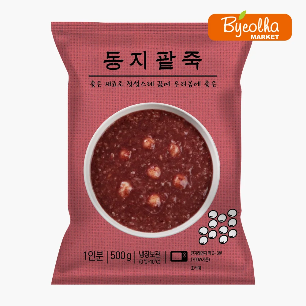 Bud Food Refrigerated Simple Jukkdongji Red Porridge 500g (3 pieces) red bean porridge healthy nourished breakfast treat pouches porridge Snack kids snack wheat kit