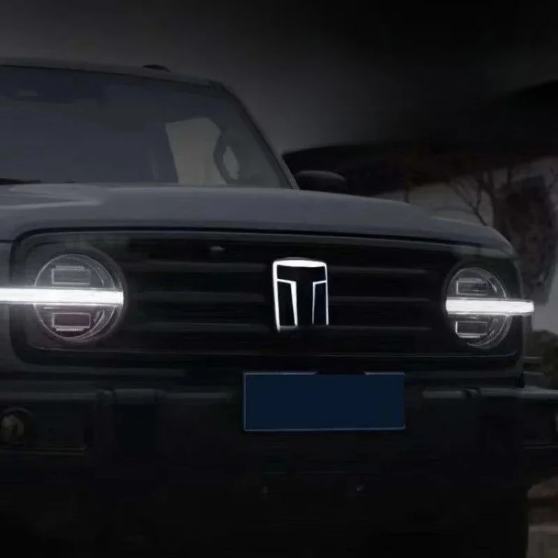 Tank 300 luminous emblem with light, grille light, LED flow decorative light, exterior decoration modification