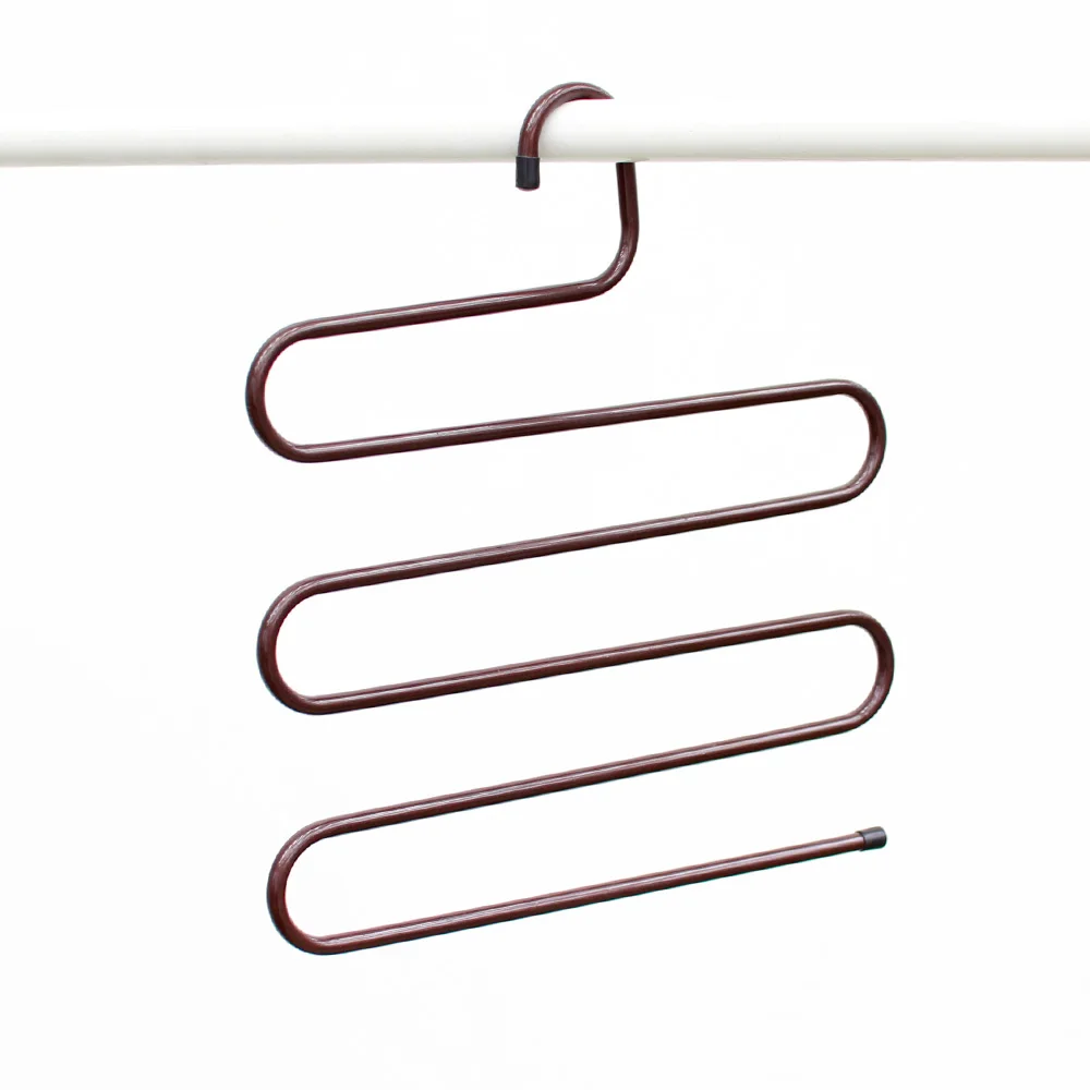 Pair Hanger S-shaped 5-Step/Hanger non-slip Closet Cop Hanger