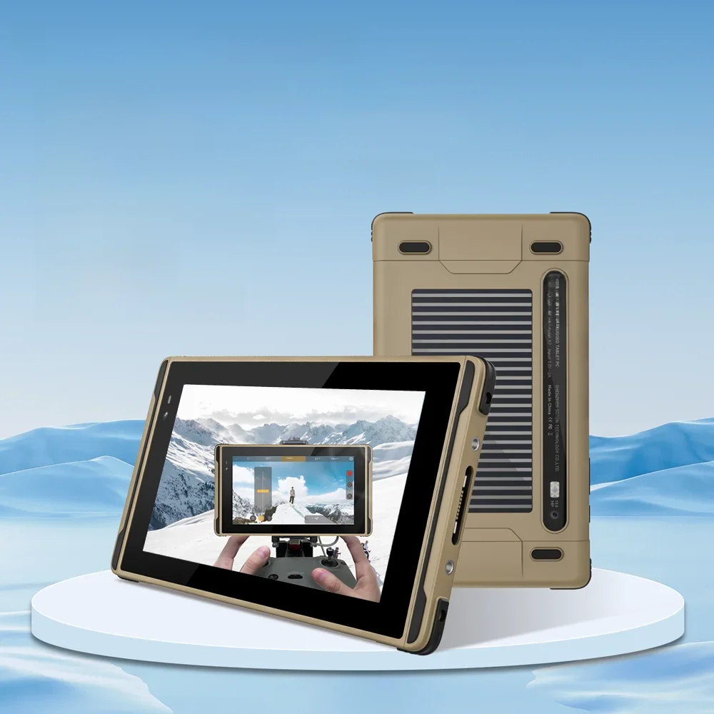 AliExpress 2600nits Sunlight Readable Rugged Tablet for DJI Drone Control & Bicycle Navigation, HUGEROCK X7 7" Waterproof Outdoor Monitor