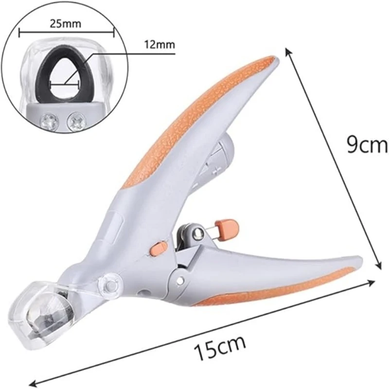 2pc Pet Nail Clippers, Pet Beauty Tools, Comes With Free Nail File, Equipped With Safety Protection Device, Portable to Operate