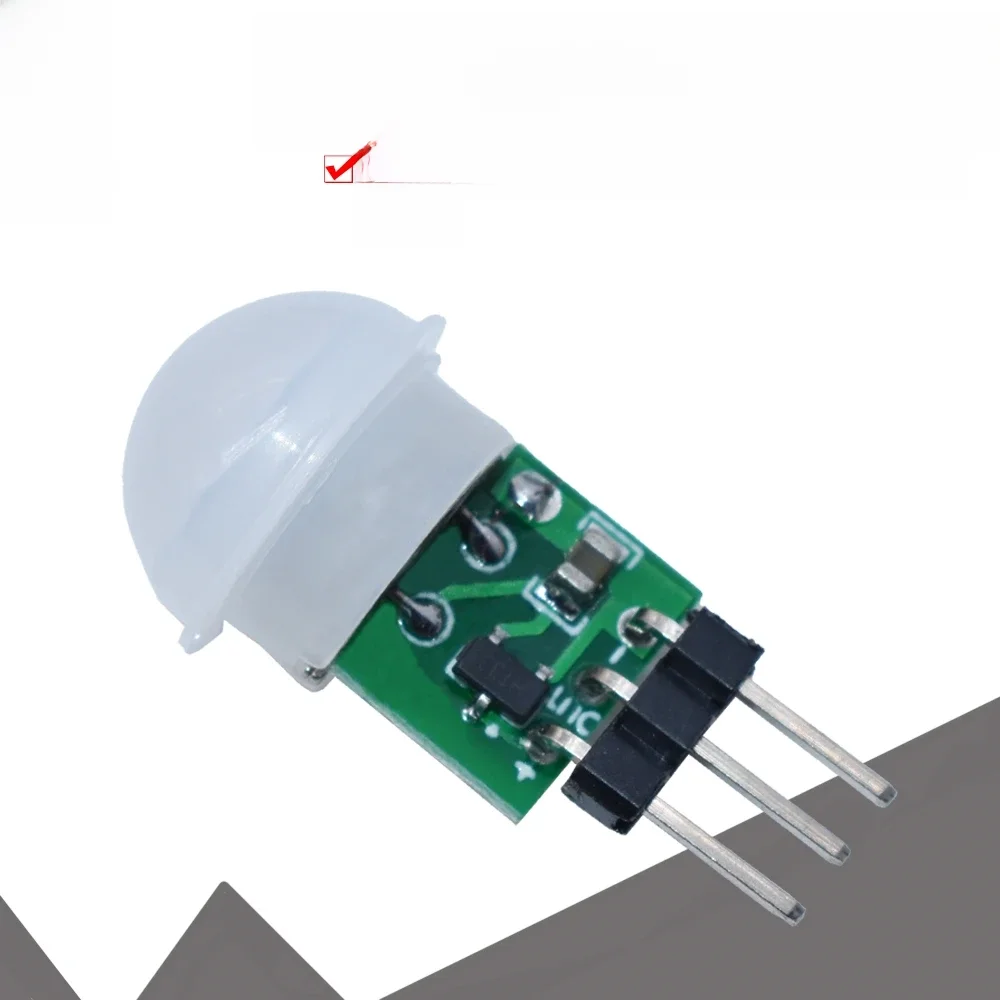 WAVGAT Mini IR piroelektryczny czujnik ruchu podczerwieni PIR automatyczny moduł detektora AM312 czujnik DC 2.7 do 12V — zdjęcie 2