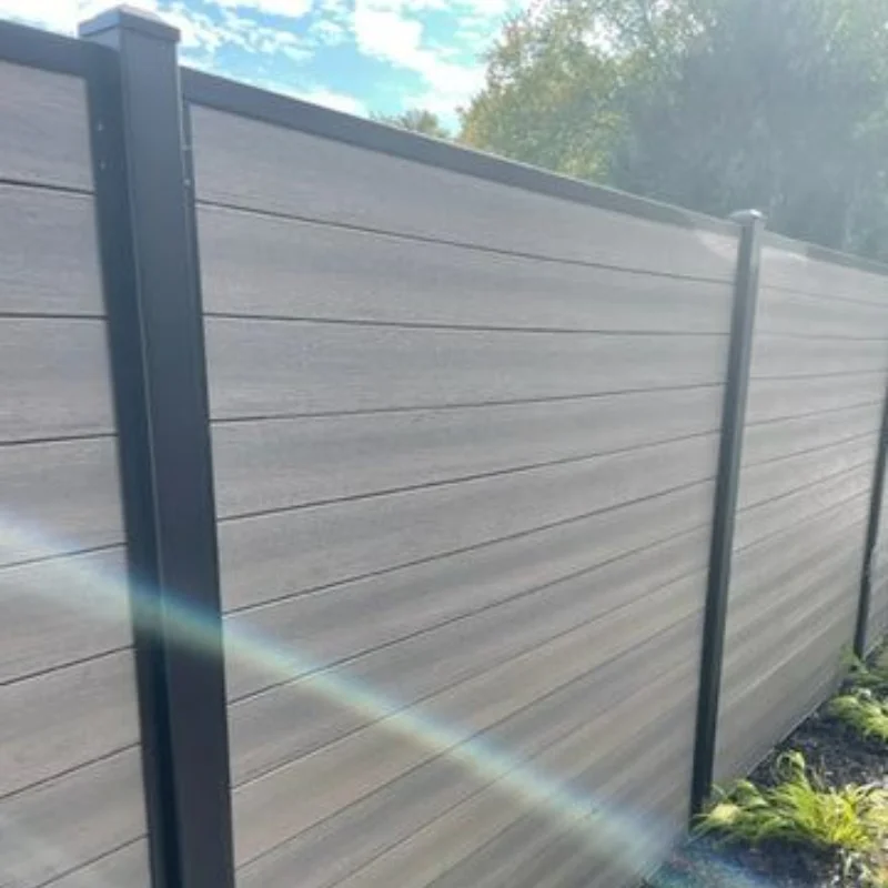 6x6ft Waterproof WPC Privacy Fence Panels for Garden and Home Decoration