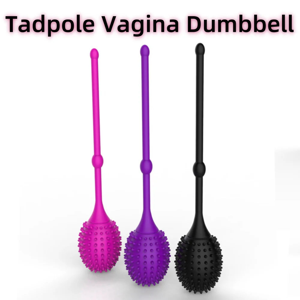 Tadpole Vagina Dumbbell Vaginal Tightening Ball Female Vaginal Exercise Trainer Health Care Masturbator for Women Adult Sex Toy