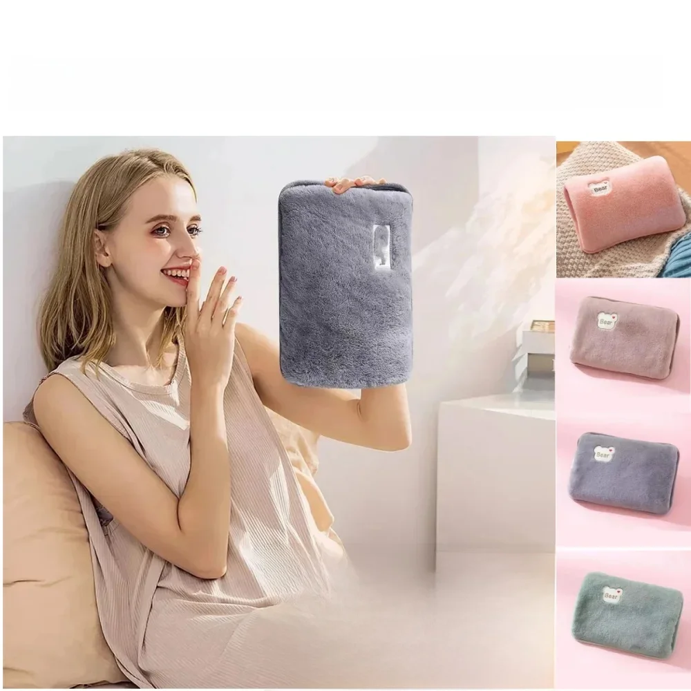 Bouillotte électrique aste, chauffe-mains mignon, prise UE, compresse chaude réutilisable, coussin chauffant pour sac, chauffe-poche