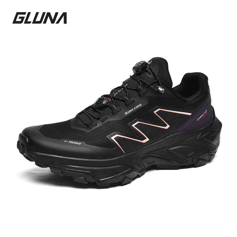 

GLUNA Trail running Shoes Outdoor Sports Breathable, Lightweight Grip Cushioning Wear-Resistant Hiking Shoesount