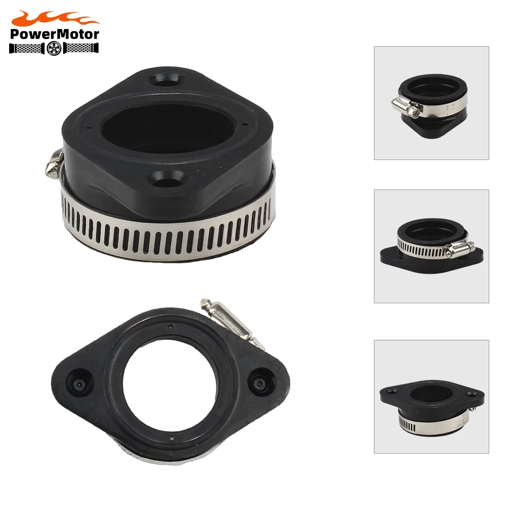 Adapter gaźnika Motocross interfejs wlotowy gumowa mata rurowa 32/34mm dla silnika PWK Mikuni motor terenowy motocykl Moto akcesoria