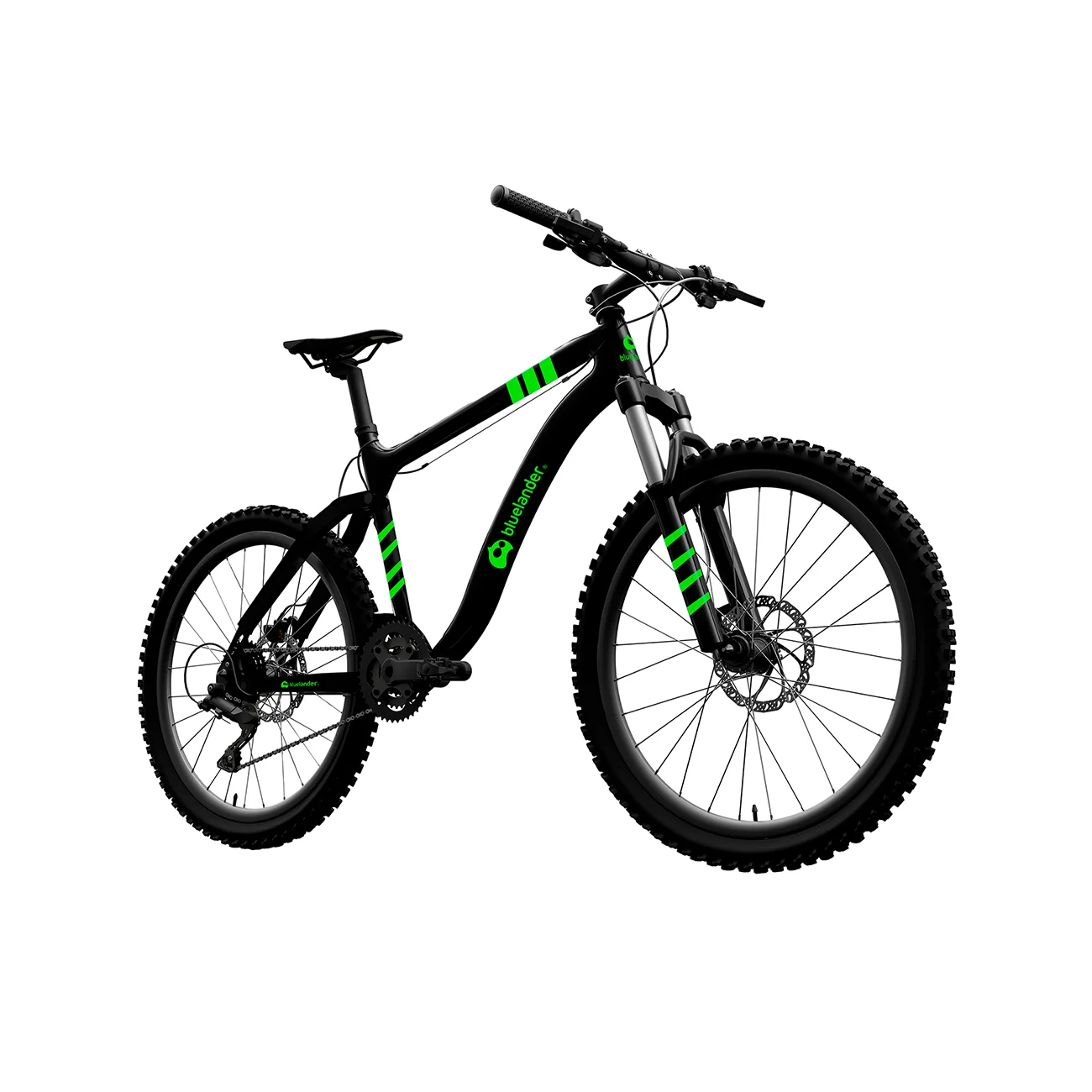 Bicicleta de Montaña Bluelander, Bicicleta Rodada 29, Marco y Estructura de Acero, Bici de Montaña 21 Velocidades, Bicicleta de Adulto, Doble Freno, Rines de Aluminio