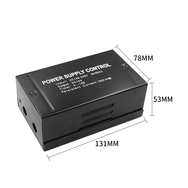 AC 100-240V Access Control Power Versorgung Elektrische Tür Power Adapter Schiebetür Convertor System Zeit Verzögerung Power DC 12V 5A