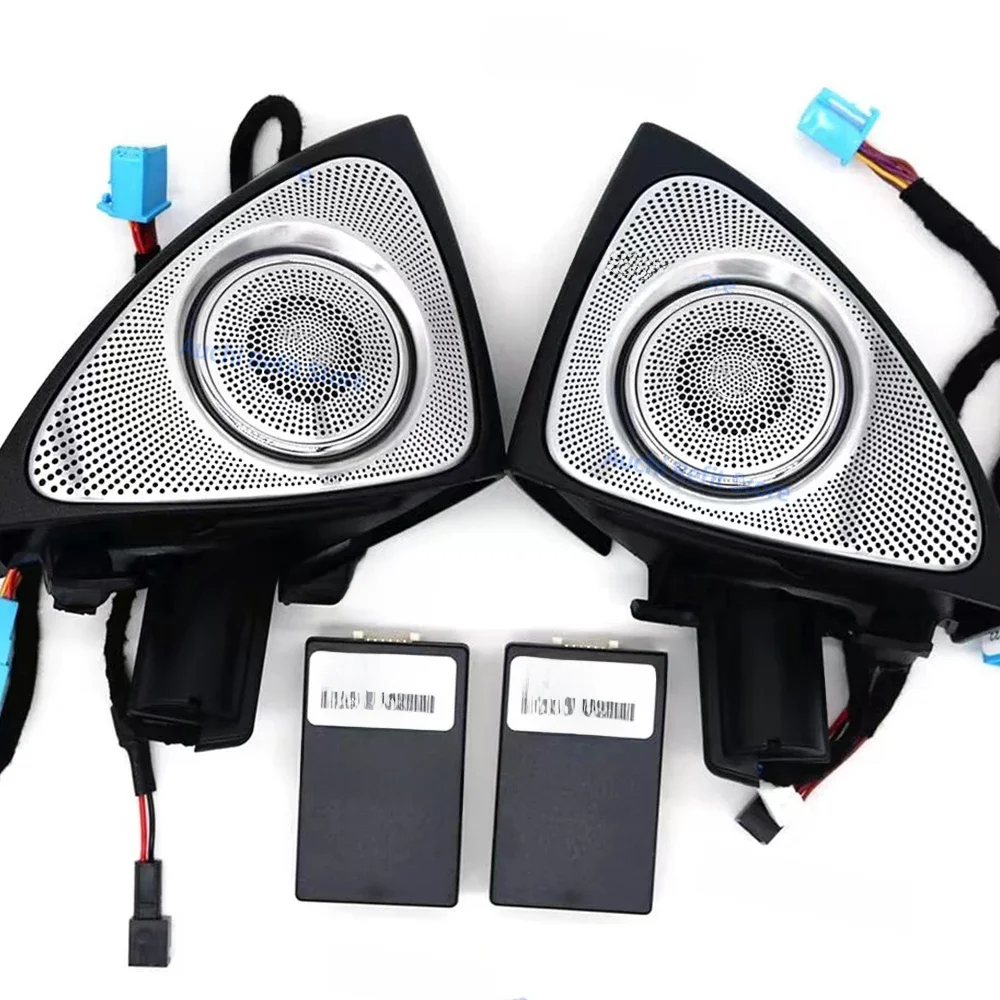 64 Kleuren 3D Roterende Tweeter Voor Mercedes Benz C Glc E S-Klasse W205 W213 W222 X253 W177 Rgb led Lichtgevende Auto Luidspreker Hoorn Refit - afbeelding 2