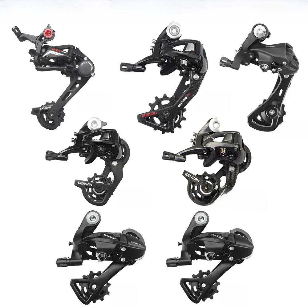 AliExpress SENSAH Road Bicycle Rear Derailleurs Carbon 2x8 9 10 / 11 / 12 Speed BIKE Derailleu For Shifters