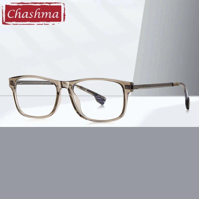 Chashma Prescription Glasses Men Optical Wide Face Spring Hinge Eyeglasses Frames Women Spectacles for Recipe Lenses Eyewear